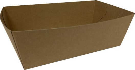 Miska kónická KRAFT / 16,5 x 9 x 6 cm / tuková bariéra / balík (100 ks) - Balení: balík (100 ks)