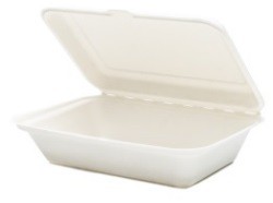Menu box / 1 dílný / 23,5 x 22,7 x 5,3 cm / cukrová třtina / balík (100 ks) - Balení: balík (100 ks)