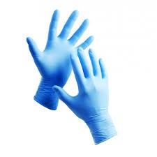 Nitrilové rukavice nepudrované M modré (100 ks) - Balení: balík