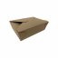 Menu box KRAFT / 15,1 x 12 x 6,5 cm / 1300 ml / tuková bariéra / balík (50 ks) - Balení: balík (50 ks)
