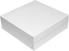 Krabice na chlebíčky / 38 x 38 x 6 cm / karton (50 ks)