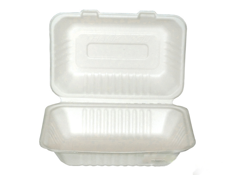 Menubox / 1 dílný / bílý / cukrová třtina / 228 x 152 x 40-36mm / balík (50 ks) - Balení: balík (50 ks)