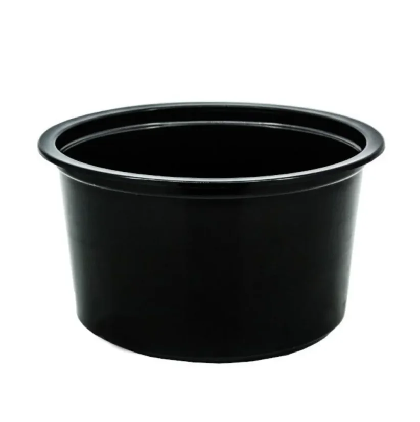 Miska zatavovací polévková / 350 ml / černá - Balení: balík (50 ks)