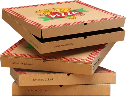 Zakázkový potisk krabic na pizzu