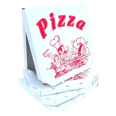 Krabice na pizzu A 40x40x3,5 bílo-bílá - univerzální potisk 50 ks