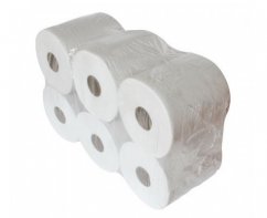 Papírový ručník v roli / 2 vrstvý/  bílý / průměr 20 cm / MAXI / celuloza