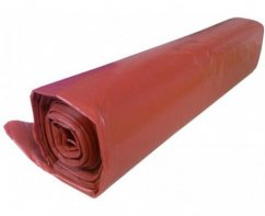Pytel na odpad LDPE 70 x 110 cm / 60 µm / červený / 20ks/rol