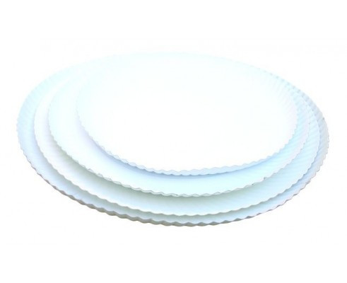 Papírové talíře mělké / průměr 23 cm / balík 100ks - Balení: balík (100 ks)