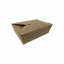 Menu box KRAFT / 19,5 x 14 x 6,5 cm / 1800 ml / tuková bariéra / balík (50 ks) - Balení: balík (50 ks)