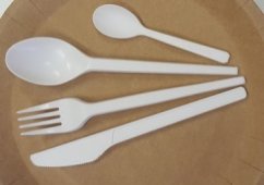 Lžička PLA / 100% kompostovatelný plast / 10,5 cm