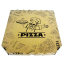 Krabice na pizzu  32 x 32 x 3cm  hnědo - hnědá, univerzální potisk - Balení 50ks: Balení 150ks