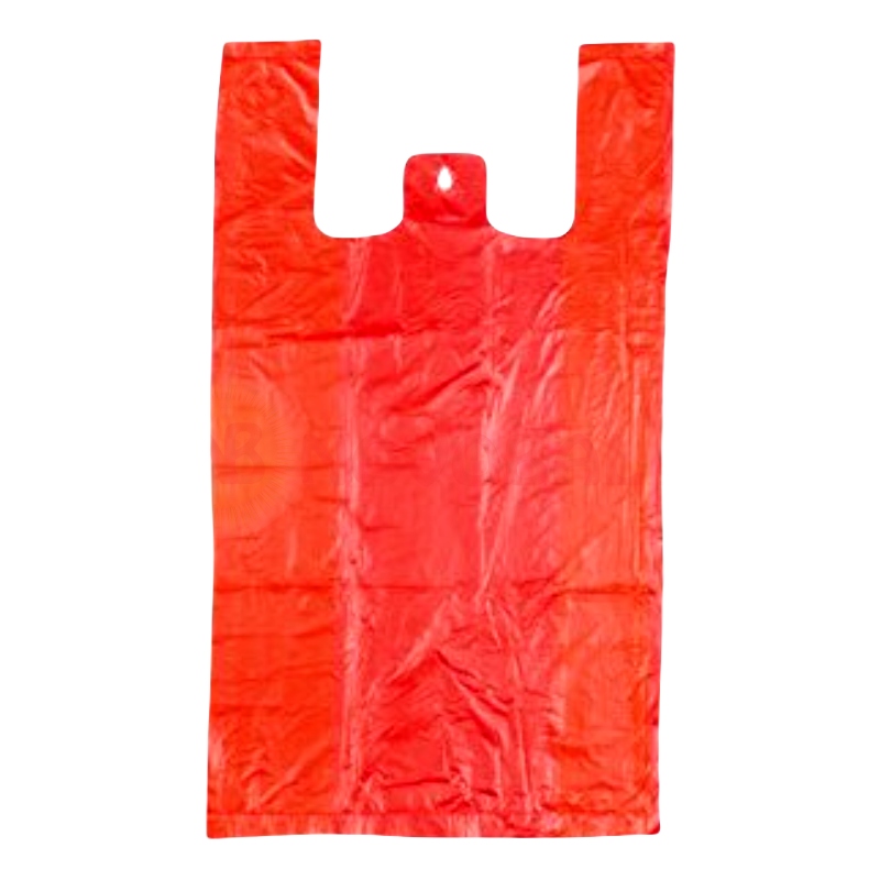 Taška 4kg / 23 + 11 x 47 cm / červená / silnější / balík (100 ks)