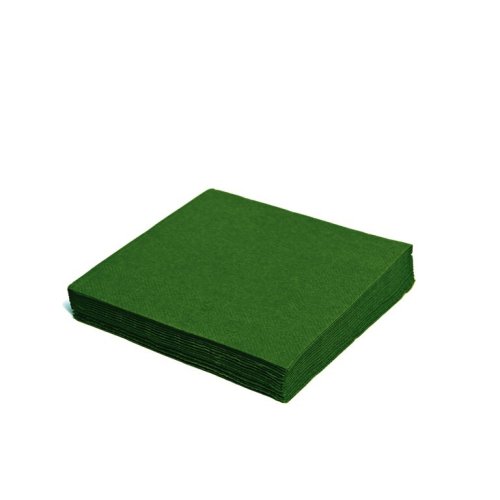Ubrousky / 1 vrstvé / 33 x 33 cm / tmavě zelené