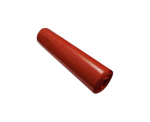Pytel na odpad LDPE / 70 x 110 cm / 100 µm / červený / 25ks/bal - volně ložené