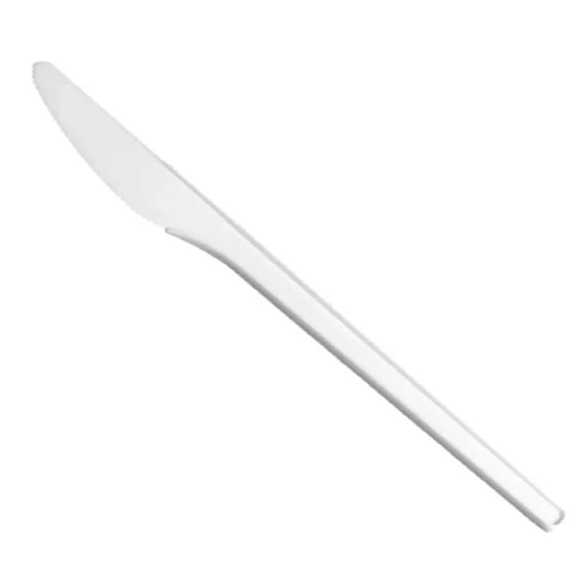 Nůž PLA / 100% kompostovatelný plast / 17 cm - Balení: balík (100 ks)