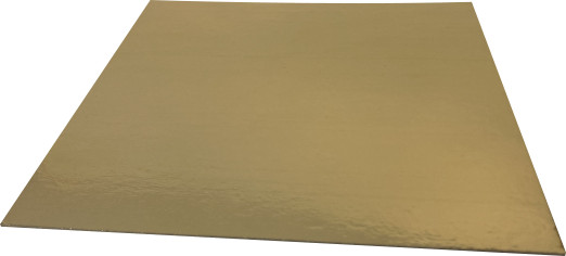 Dortová podložka / 20 x 20 cm / zlatá - stříbrná / balík (50 ks) - Balení: balík (50 ks)