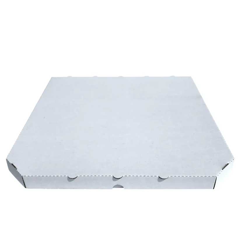 Krabice na pizzu 40x40x3 bílo-hnědá (100ks) - Balení: balík (100 ks)