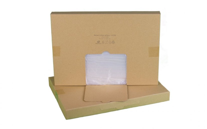 Přířezy mikrotenové 25 x 35 cm v papírovém boxu 2000 kusů - Balení: karton (2000 ks)